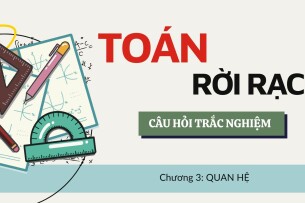 Quan hệ | Câu hỏi trắc nghiệm Toán rời rạc | Đại học Xây dựng Hà Nội (2025)