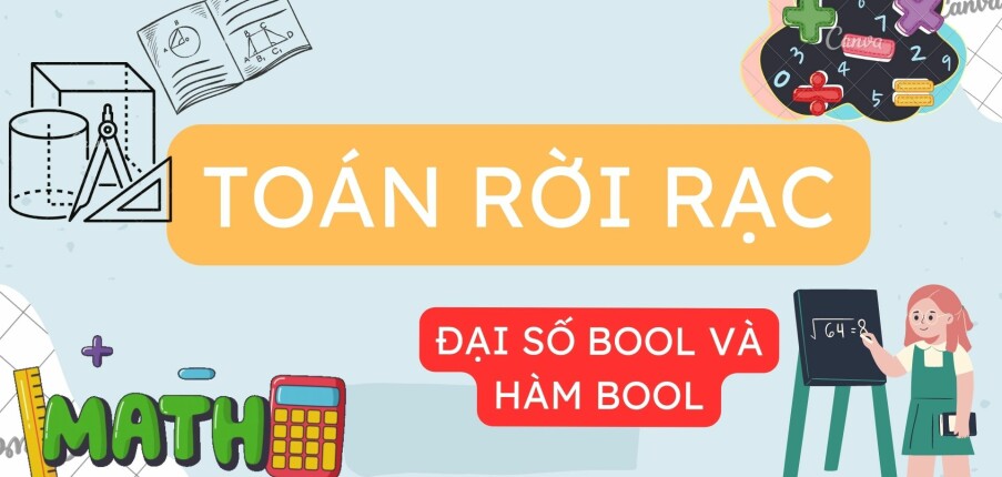 Đại số Bool và hàm Bool | Tóm tắt lý thuyết Toán rời rạc | Đại học Ngoại Ngữ Tin Học TP Hồ Chí Minh (2025)