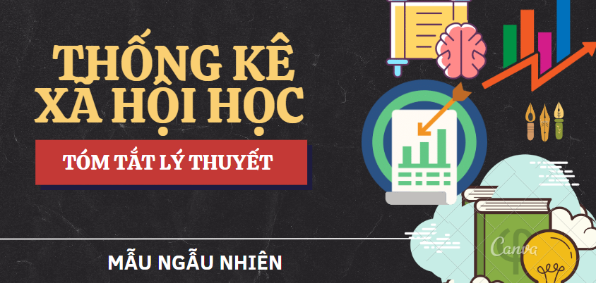 Mẫu ngẫu nhiên | Tóm tắt lý thuyết Thống kê Xã hội học | HNUE (2025)