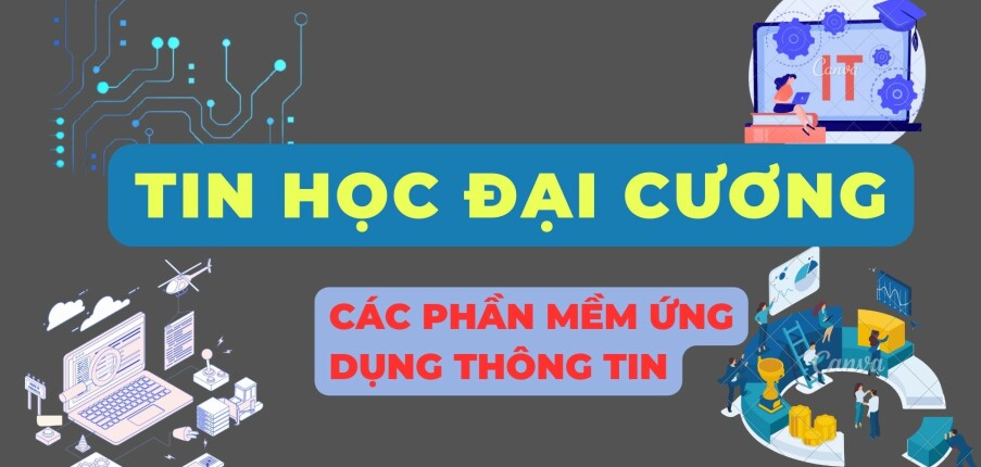 Các phần mềm ứng dụng thông tin | Câu hỏi bài tập Tin học đại cương | PTIT (2025)
