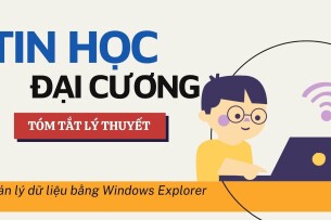 Quản lý dữ liệu bằng Windows explorer? | Tóm tắt lý thuyết Tin học đại cương | Đại học Kinh Tế, Đại học Đà Nẵng (2025)