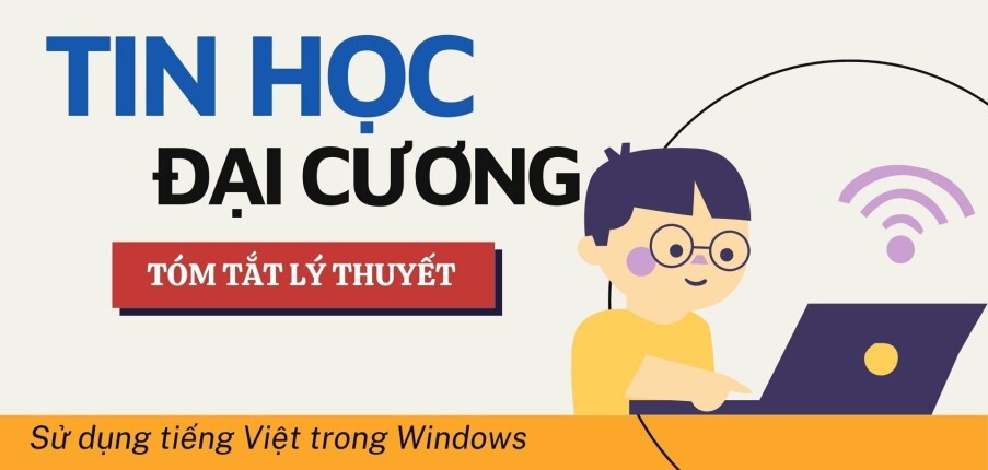 Sử dụng tiếng Việt trong Windows? | Tóm tắt lý thuyết Tin học đại cương | Đại học Kinh Tế, Đại học Đà Nẵng (2025)