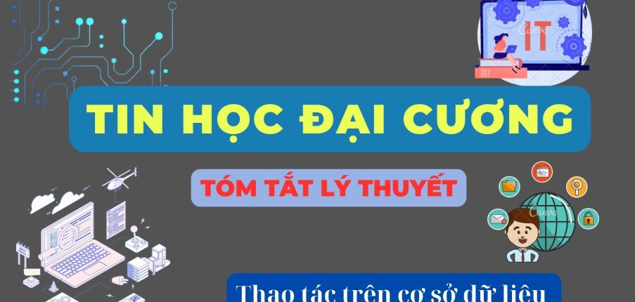 Thao tác trên cơ sở dữ liệu? | Tóm tắt lý thuyết Tin học đại cương | Đại học Kinh Tế, Đại học Đà Nẵng (2025)