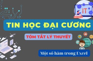 Một số hàm trong Excel? | Tóm tắt lý thuyết Tin học đại cương | Đại học Kinh Tế, Đại học Đà Nẵng (2025)
