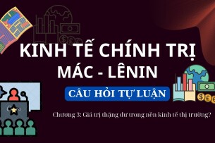 Giá trị thặng dư trong nền kinh tế thị trường? | Câu hỏi tự luận Kinh tế chính trị Mác - Lênin | Học viện ngân hàng (2025)