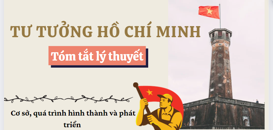 Tóm tắt lý thuyết Tư tưởng HCM về Cơ sở, quá trình hình thành và phát triển TT HCM | VNU (2025)