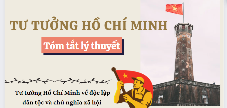 Tóm tắt lý thuyết Tư tưởng HCM về Độc lập dân tộc và Chủ nghĩa xã hội  | VNU (2025)