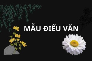 Mẫu Điếu văn trong đám tang