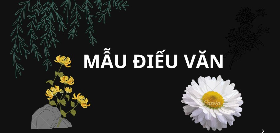 Mẫu Điếu văn trong đám tang