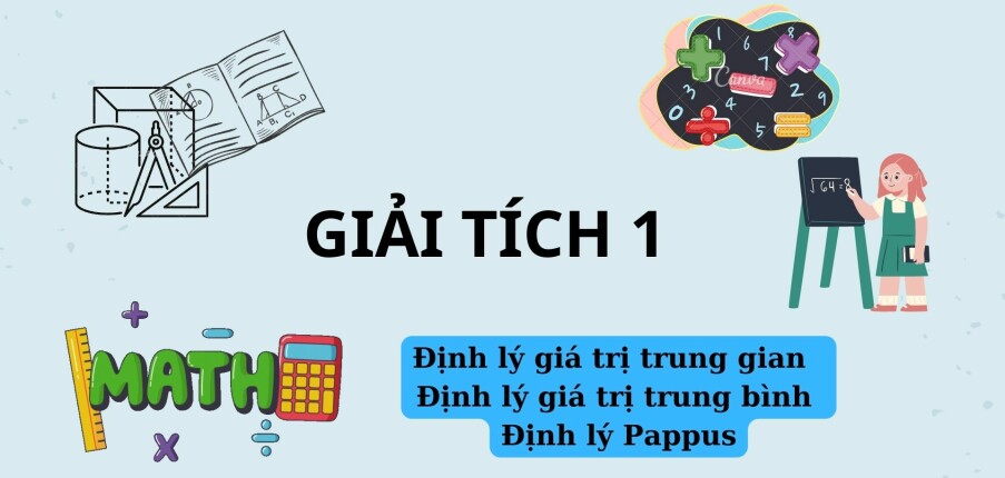 Định lý giá trị trung gian – Định lý giá trị trung bình – Định lý Pappus | Giải tích 1 (2025)