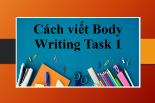 Cách viết Body Writing Task 1 đơn giản và hiệu quả nhất giúp bạn đạt điểm cao trong bài thi tiếng Anh (2025)