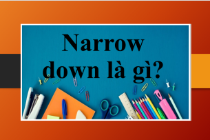 Narrow down là gì? | Cấu trúc và cách dùng của cụm từ Narrow down - Cụm từ có liên quan đến Narrow down (2025)