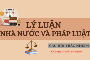 Câu hỏi trắc nghiệm: KIỂU NHÀ NƯỚC | Lý luận nhà nước và pháp luật | Trường Đại học Kinh tế - Luật (2025)