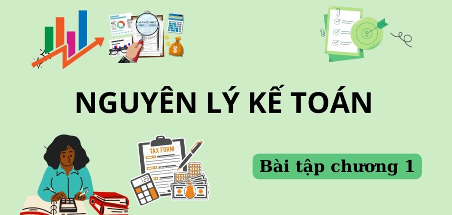 Top 5 bài tập Nguyên lý kế toán chương 1 (có lời giải) | Đại học Kinh Tế Quốc Dân (2025)