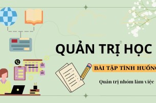 TOP 5 bài tập tình huống quản trị nhóm làm việc | Quản trị học | Trường Đại Học Kinh Tế - Luật (2025)