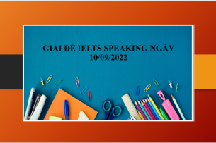 Giải đề IELTS Speaking ngày 10/09/2022 | Part 1: Birthdays - Part 2: Describe a health problem you or someone you know had - Part 3: Health problems
