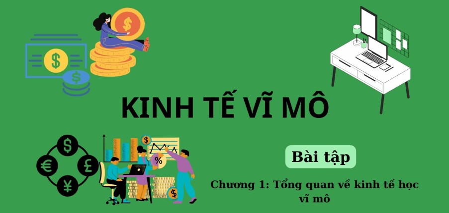 Bài tập TỔNG QUAN VỀ KINH TẾ HỌC VĨ MÔ (có đáp án) | Kinh tế vĩ mô | Học viện Ngoại Giao (2025)