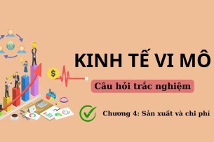 28 Câu hỏi trắc nghiệm về SẢN XUẤT VÀ CHI PHÍ (có đáp án) | Đề cương ôn tập môn Kinh tế vi mô (2025)