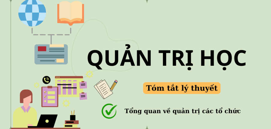 Tổng quan về quản trị các tổ chức | Tóm tắt lý thuyết Quản trị học | Học viện Ngoại giao (2025)