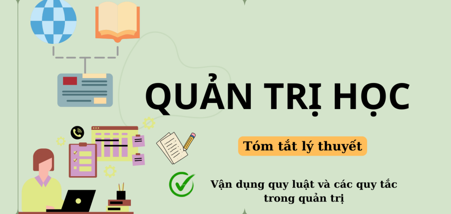 Vận dụng quy luật và các quy tắc trong quản trị | Tóm tắt lý thuyết Quản trị học | Học viện Ngoại giao (2025)