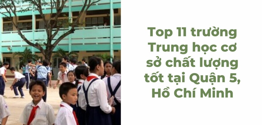 Top 11 trường Trung học cơ sở chất lượng tốt tại Quận 5, Hồ Chí Minh (2025)