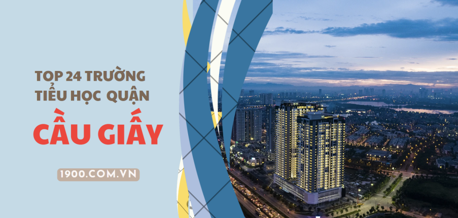 TOP 24 trường Tiểu học chất lượng cao tại quận Cầu Giấy (2025)