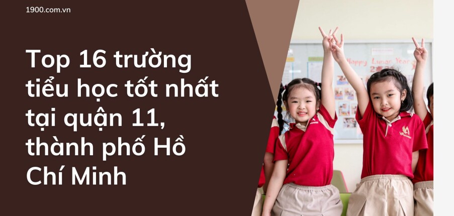 Top 16 trường tiểu học tốt nhất tại quận 11, thành phố Hồ Chí Minh (2025)