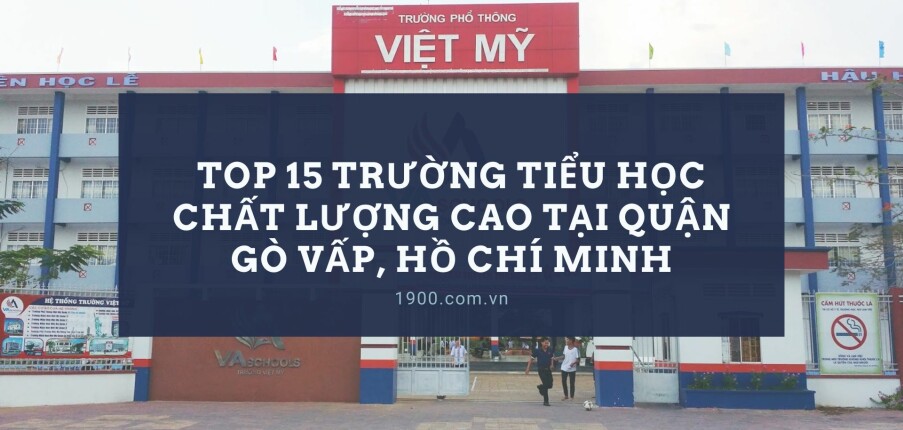 Top 15 Trường Tiểu học chất lượng cao tại quận Gò Vấp, Hồ Chí Minh (2025)
