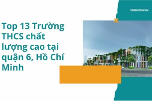 Top 13 Trường THCS chất lượng cao tại quận 6, Hồ Chí Minh (2025)