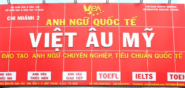Review Trung tâm Anh Ngữ Việt Âu Mỹ Vea - Chất lượng nhân đôi (2025)!