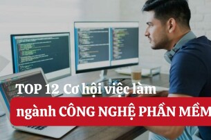 TOP 12 việc làm chuyên ngành Công nghệ phần mềm