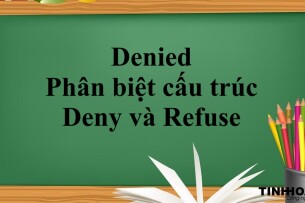 Denied | Định nghĩa - Cách dùng - Phân biệt cấu trúc Deny và Refuse - Bài tập vận dụng (2025)