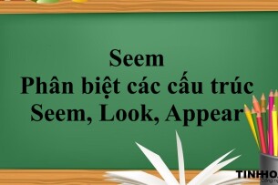 Seem là gì? | Định nghĩa - cách dùng - phân biệt các cấu trúc Seem, Look, Appear - Bài tập vận dụng Seem (2025)