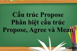 Cấu trúc Propose là gì? | Cách dùng, phân biệt cấu trúc Propose, Agree và Mean và bài tập vận dụng (2025)