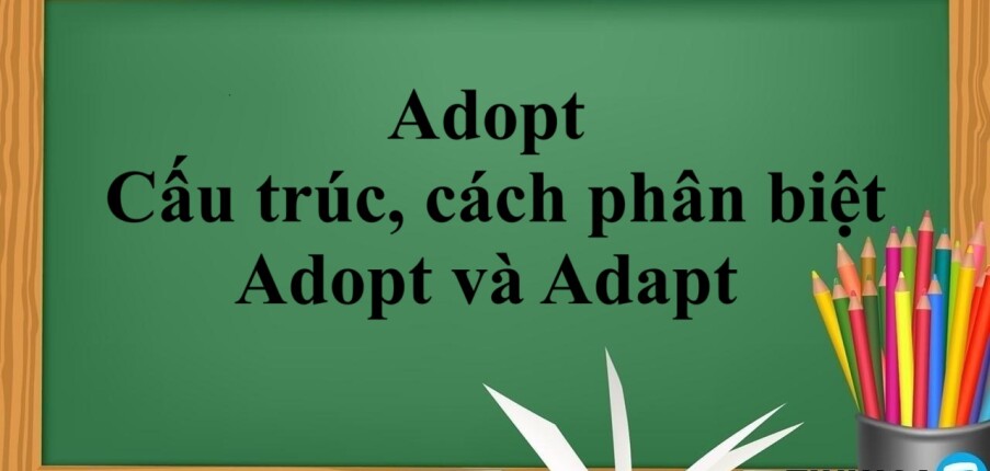 Adopt là gì? | Cấu trúc, cách phân biệt Adopt và Adapt trong tiếng anh và bài tập vận dụng (2025)