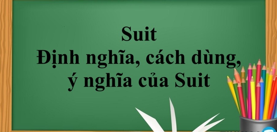 Suit | Định nghĩa, cách dùng, ý nghĩa của Suit và bài tập vận dụng (2025)