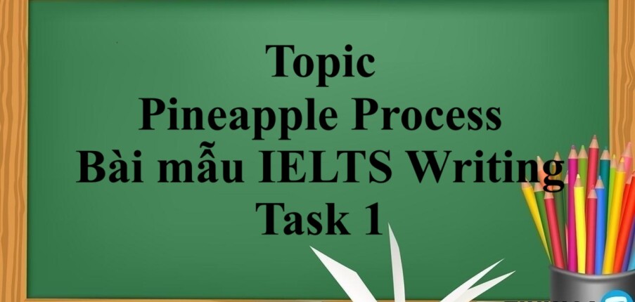 Topic: Pineapple Process | Bài mẫu IELTS Writing Task 1 (2025)