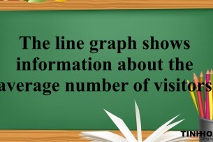 The line graph shows information about the average number of visitors entering a museum in summer and winter in 2003 | Bài mẫu IELTS Writing Task 1 (2025)