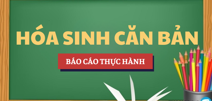 Báo cáo thực hành Học phần Hóa sinh căn bản | Trường Đại học Kinh tế và Quản trị kinh doanh - Đại học Thái Nguyên (2025)