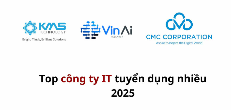 Danh sách các công ty công nghệ, IT đang tuyển dụng nhiều nhất năm 2025