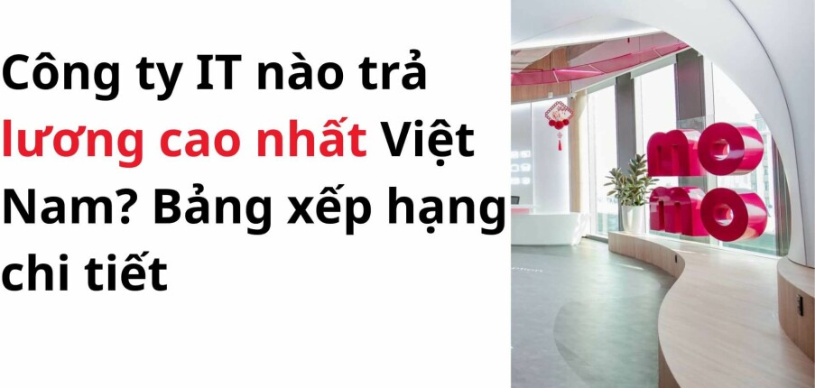 Công ty IT nào trả lương cao nhất Việt Nam? Bảng xếp hạng chi tiết