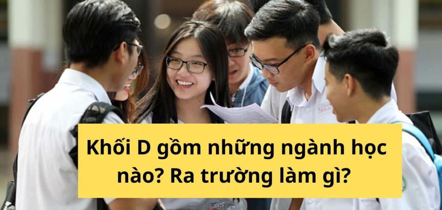 Khối D gồm những ngành học nào? Ra trường làm gì? - Cập nhật mới nhất 2025