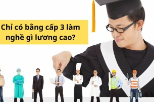 Chỉ có bằng cấp 3 thì làm nghề gì? Top 25 công việc thu nhập tốt không cần bằng đại học