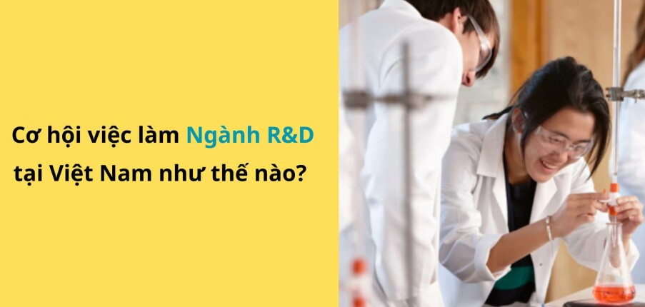 R&D là gì? Cơ hội nghề nghiệp và mức lương ngành Nghiên cứu & Phát triển tại Việt Nam [Cập nhật 2025]
