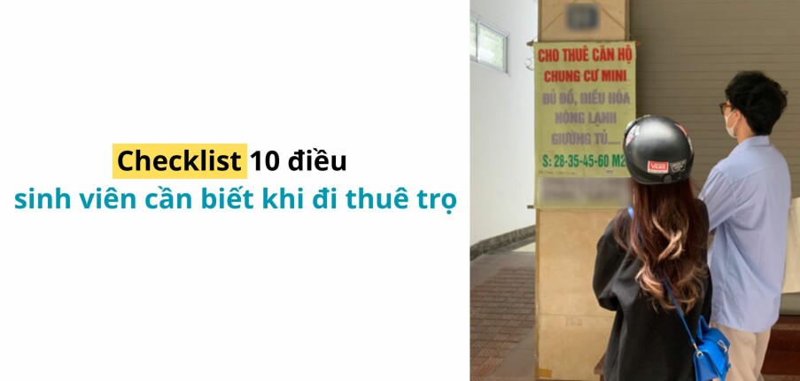 Checklist 10 điều sinh viên cần biết để tránh "bẫy" lừa đảo khi đi thuê trọ