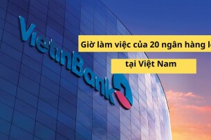 Ngân hàng có làm việc cuối tuần không? Tổng hợp giờ làm việc của 20 ngân hàng lớn tại Việt Nam (2025)