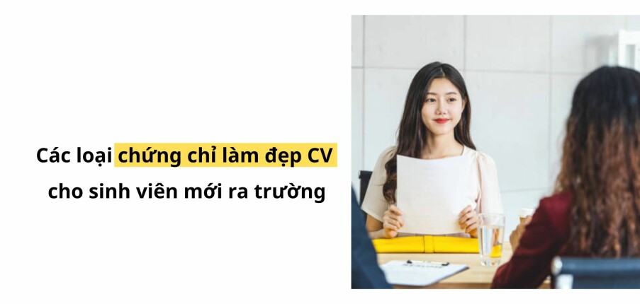 Top 10 chứng chỉ giúp CV đẹp hơn dành riêng cho sinh viên mới ra trường