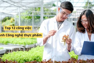 Top 12 công việc tuyển dụng nhiều ngành công nghệ thực phẩm (2025)