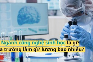 Ngành công nghệ sinh học là gì? ra trường làm gì? lương bao nhiêu? (2025)