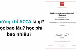 Chứng chỉ ACCA là gì? học bao lâu? học phí bao nhiêu? (2025)